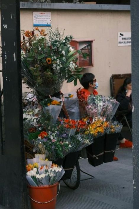 Bouquet ready for dispatch