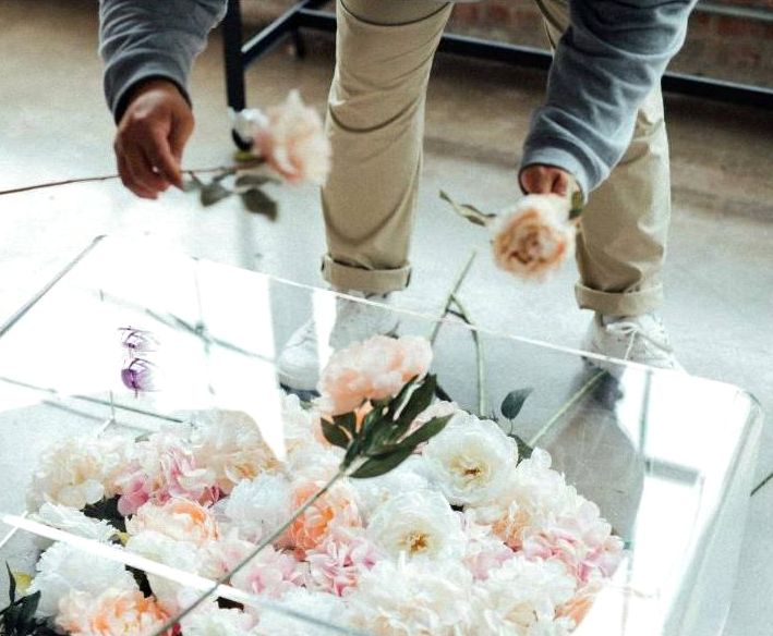 Sunset posy