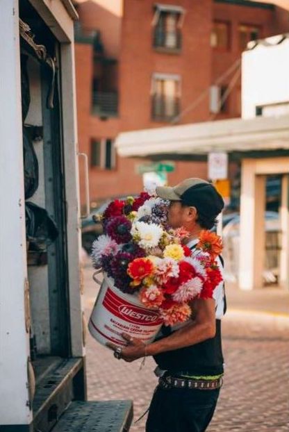 Wrapped bouquet